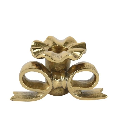 PORTACANDELA ALLUMINIO ORO FIOCCO H.5 D.6